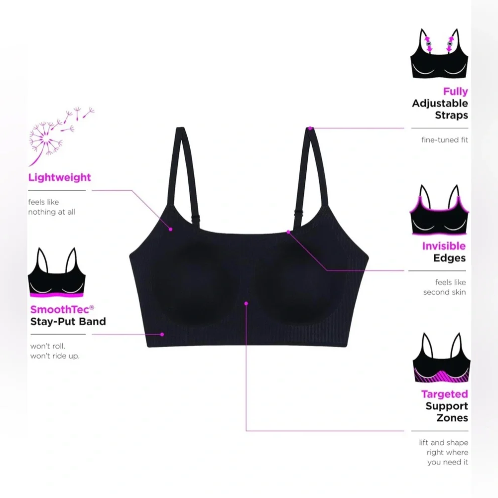 NWT Maidenform M Modern Comfort Pullover Bralette Size Small - Picture 6 of 7